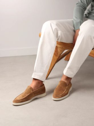 Breathable Slip-On Suede Loafers for Everyday