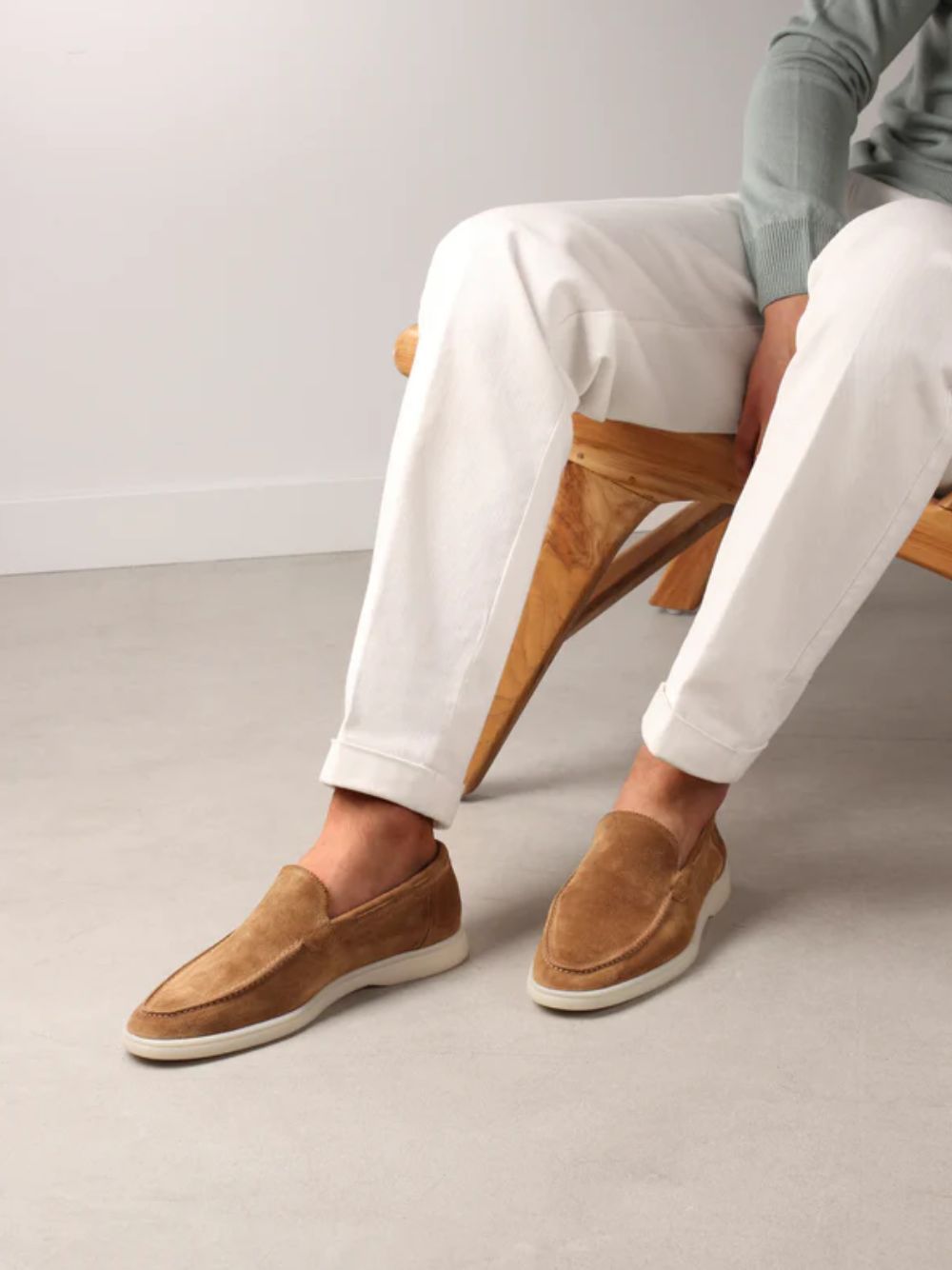 Breathable Slip-On Suede Loafers for Everyday